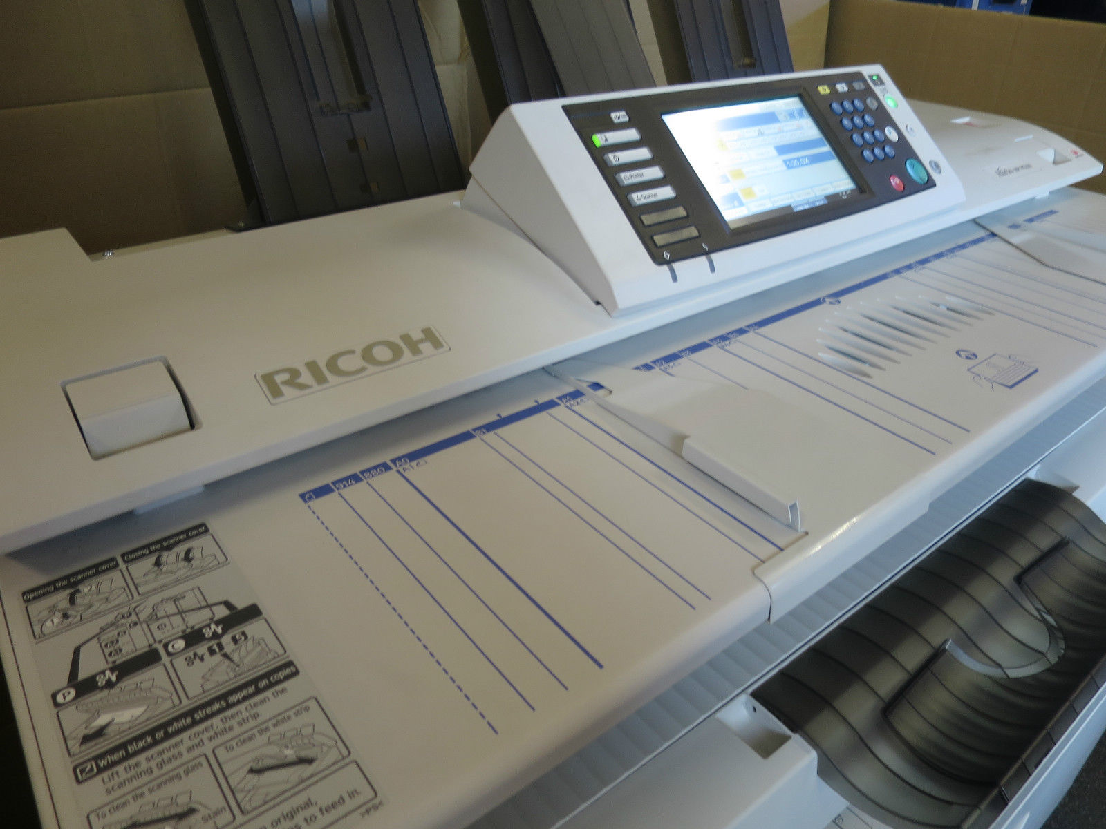 ricoh aficio, ricoh aficio mp w5100, format, copie, printer, scanner